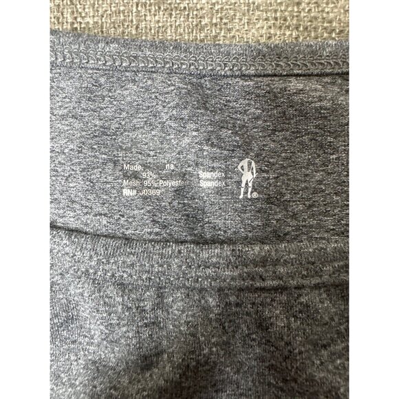 Jockey Womens Gray & Black Activewear Top With Drawstring Hem Size Small - Picture 4 of 8